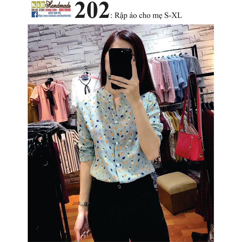 Rập áo sơ mi - rập giấy a0 mã 202