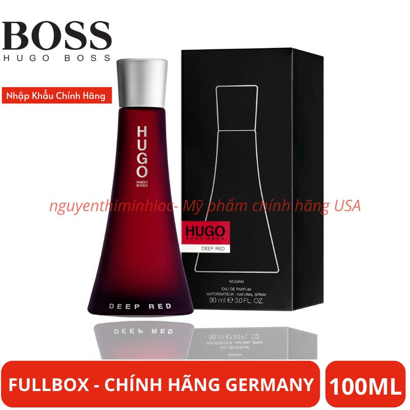 Nước hoa nữ hugo deep red edp 90ml