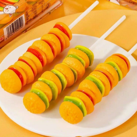 [Rẻ vô địch] [FreeShip] Kẹo Dẻo HamBurger Que - Burger ⚡DATE MỚI NHẤT⚡