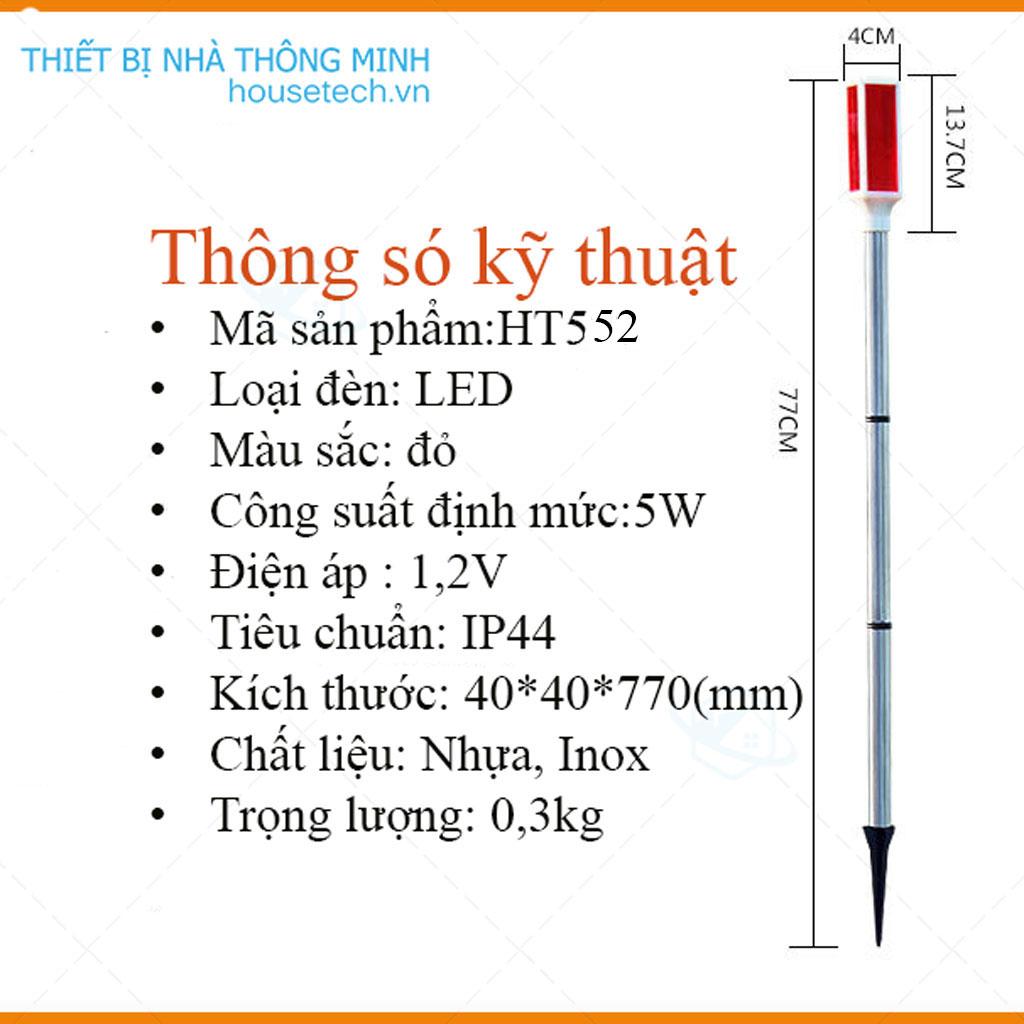 Đèn cảnh báo năng lượng mặt trời cắm cỏ