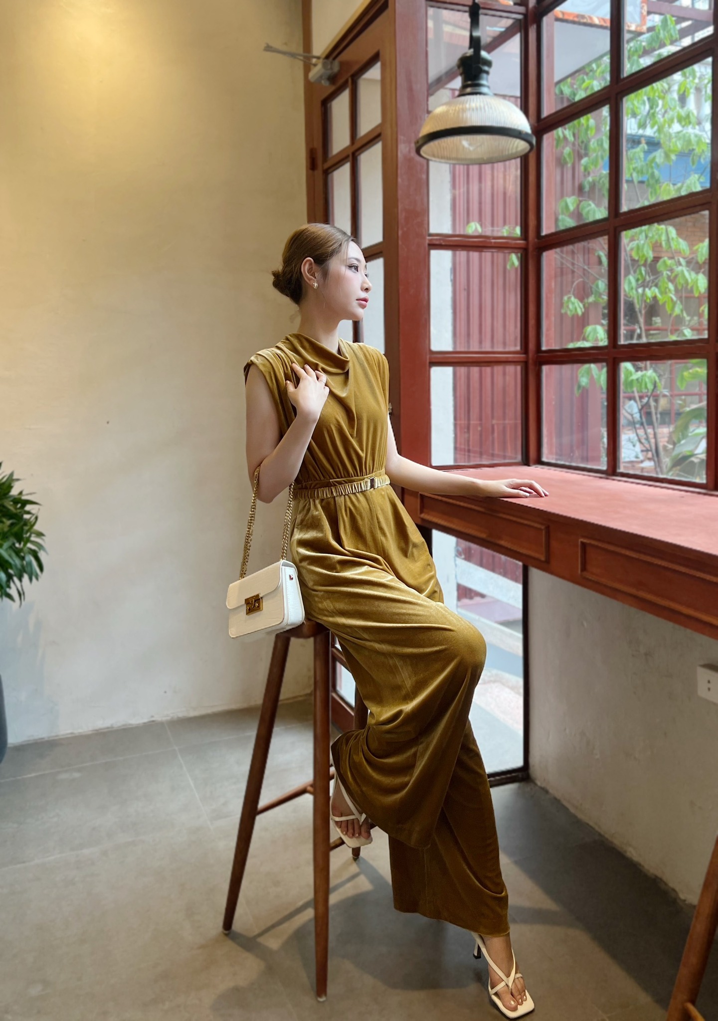 D.chic jumpsuit dài không tay cổ đổ ms: 582246