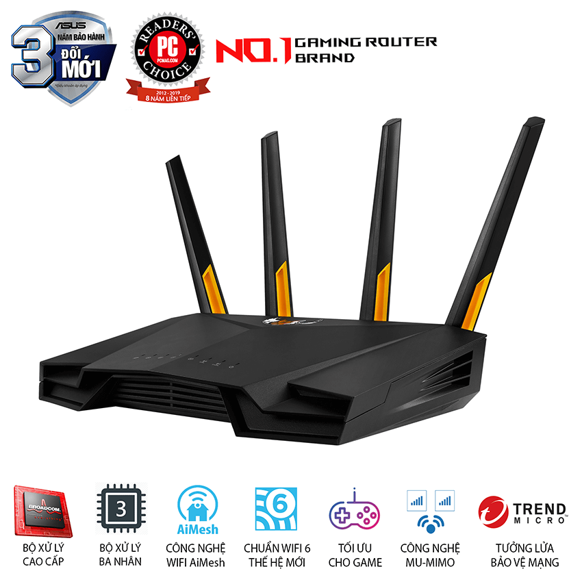 Bộ phát wifi ASUS TUF GAMING AX3000