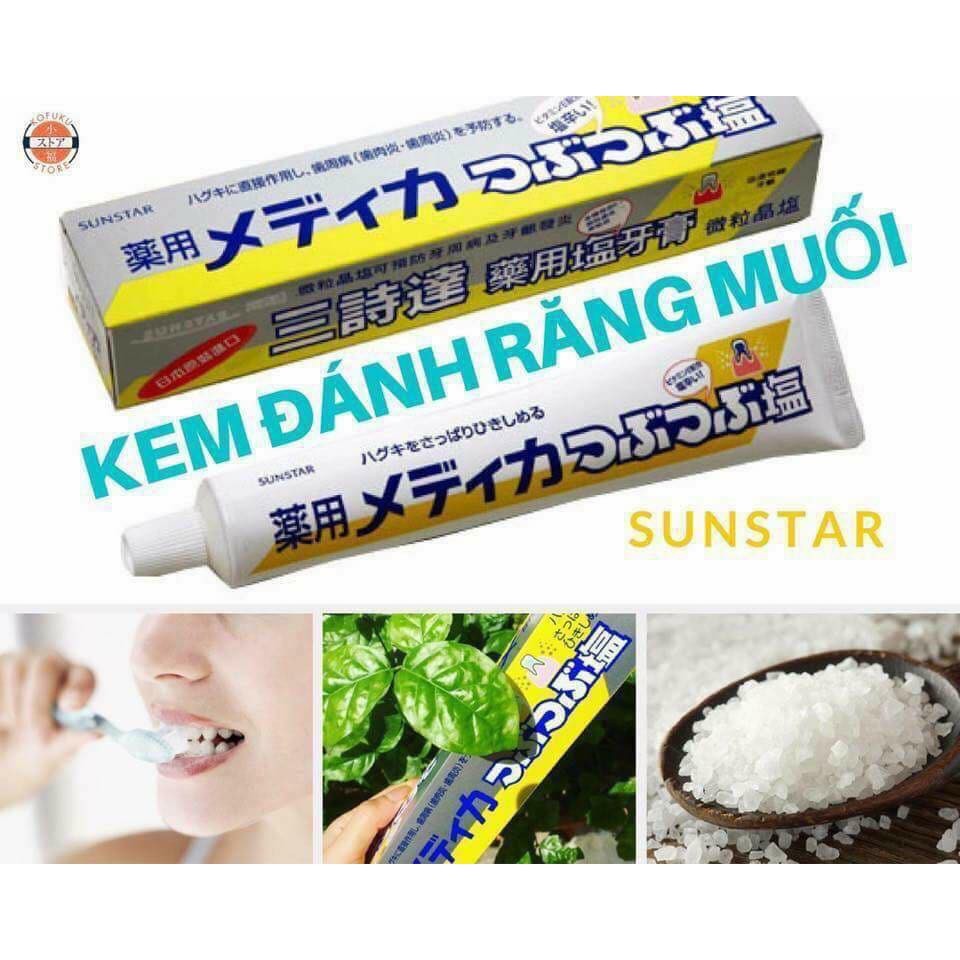 Sunstar - Kem đánh răng muối Sunstar 170g