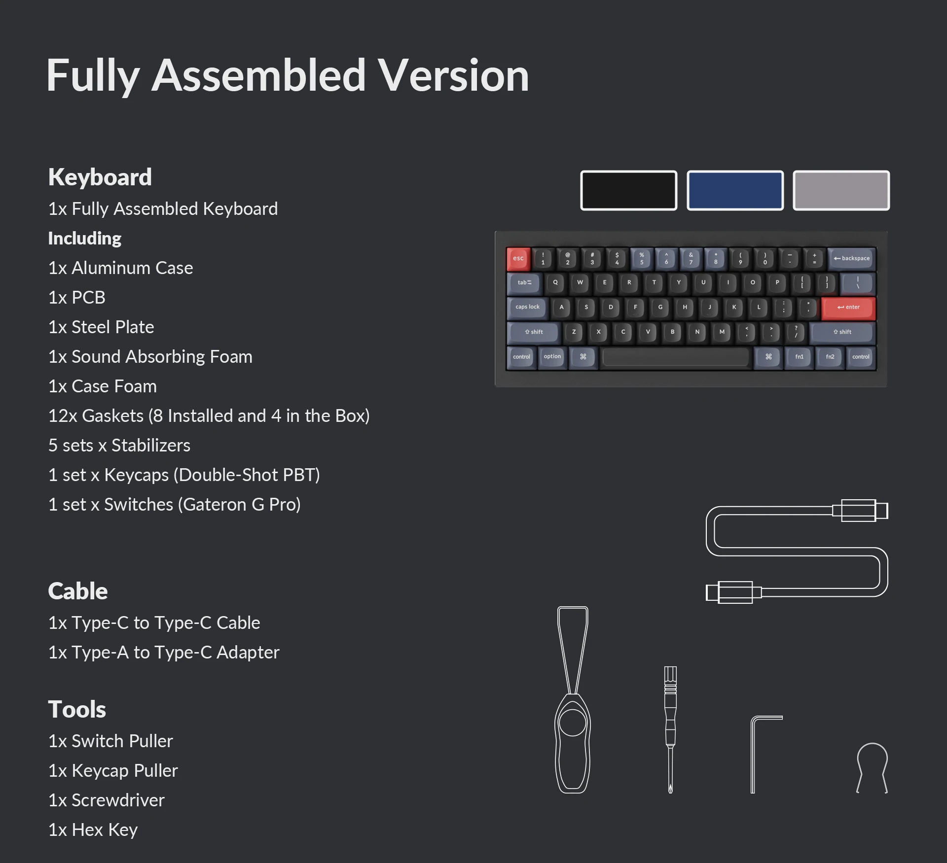 Bàn Phím Cơ Keychron Q4 - Bàn phím cơ custom QMK 60%