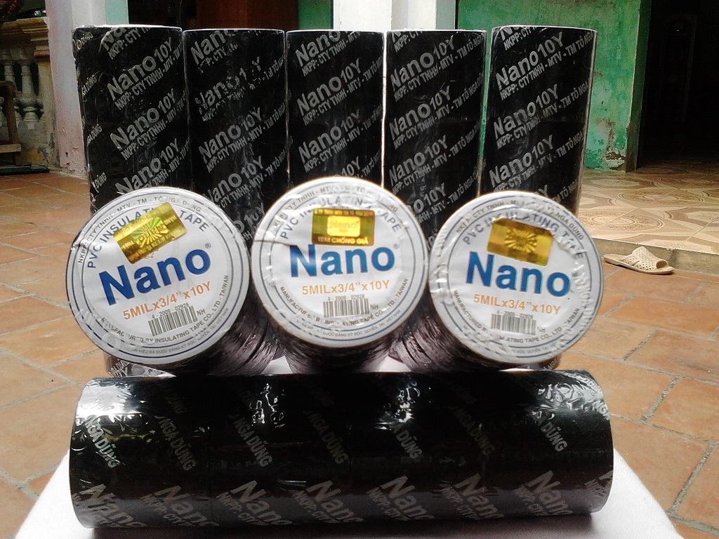 BĂNG KEO ĐIỆN ĐEN 1 LỐC 10 CUỘN - DIY