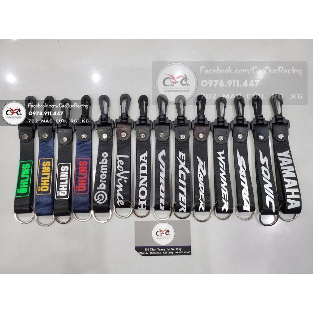 Móc khóa dây kiểu tên xe dây chất thái siêu bền CD68