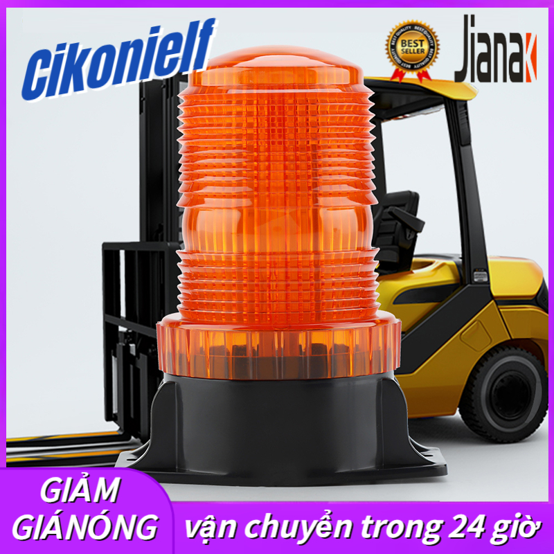 30 LEDs Amber Flashing Rotating Bulb Strobe Forklift Warning Light 10-110V HOT