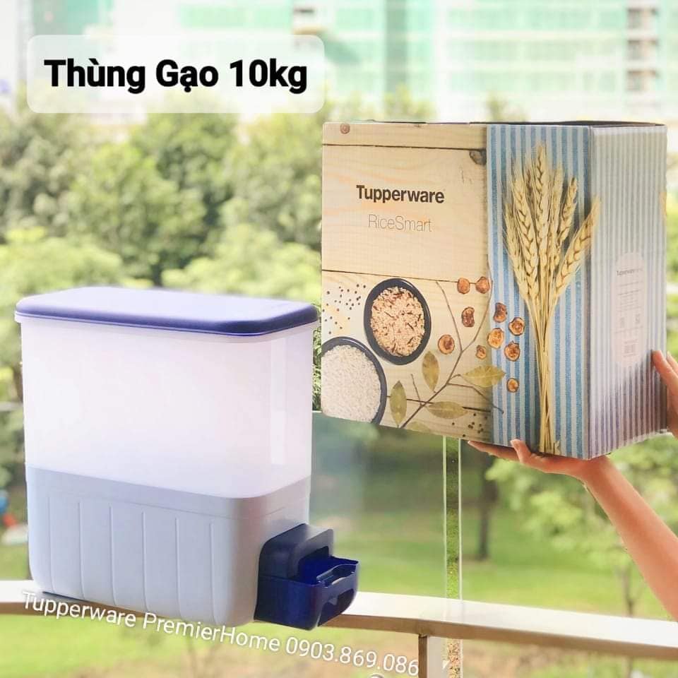 Thùng Gạo Tupperware Rice Smart Tokyo 10kg