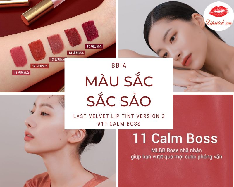 Son kem Bbia Last Velvet Lip Tint Version 4 11-16 -17-18-19-20