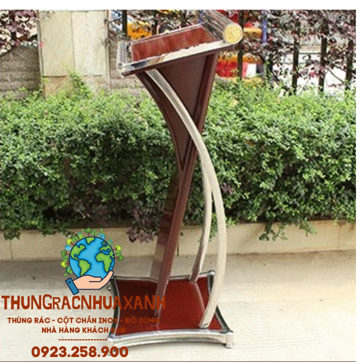 [HCM][Trả góp 0%] BỤC PHÁT BIỂU KHUNG INOX 011