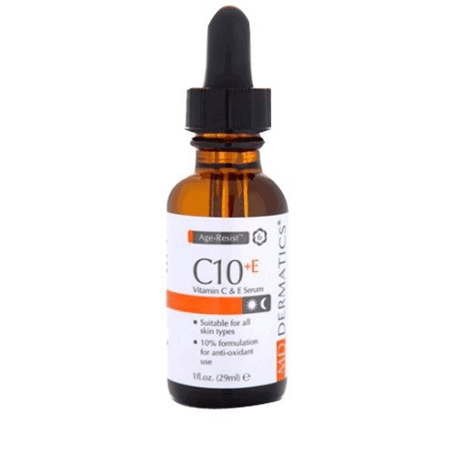 Tinh chất trẻ hóa và chống lão hóa da md dermatics c10 vitamin c+e 30ml