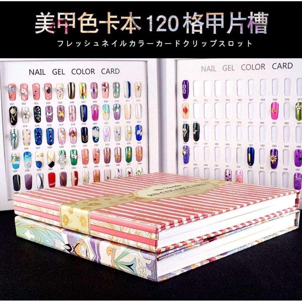 Sổ trưng mẫu móng 120 màu