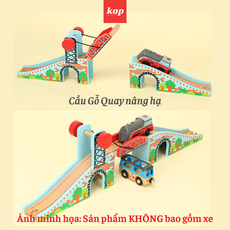 [HCM]Cầu vượt 2 tầng - Chi tiết mở rộng đường ray xe lửa gỗ