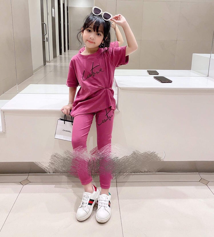 bộ áo quần legging bé gái