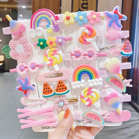 Set 14 kẹp tóc cho bé