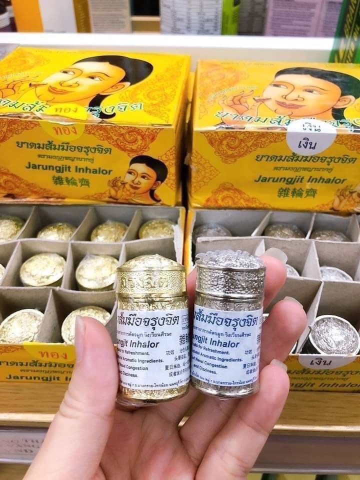 (Màu Vàng) 01 Ống Hít Xoang Mũi Thái Lan