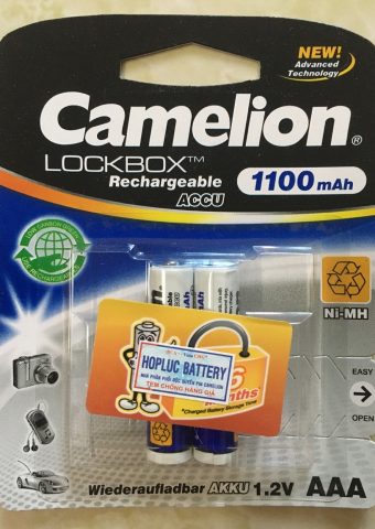 Pin Sạc Camelion AAA 1.2V 1100 mAh (vỉ 2 viên)