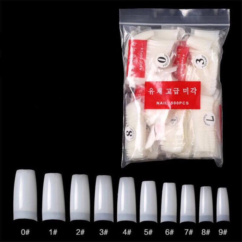 MÓNG TAY GIẢ 500 CÁI ( CÓ MÀU CHỌN ) 004
