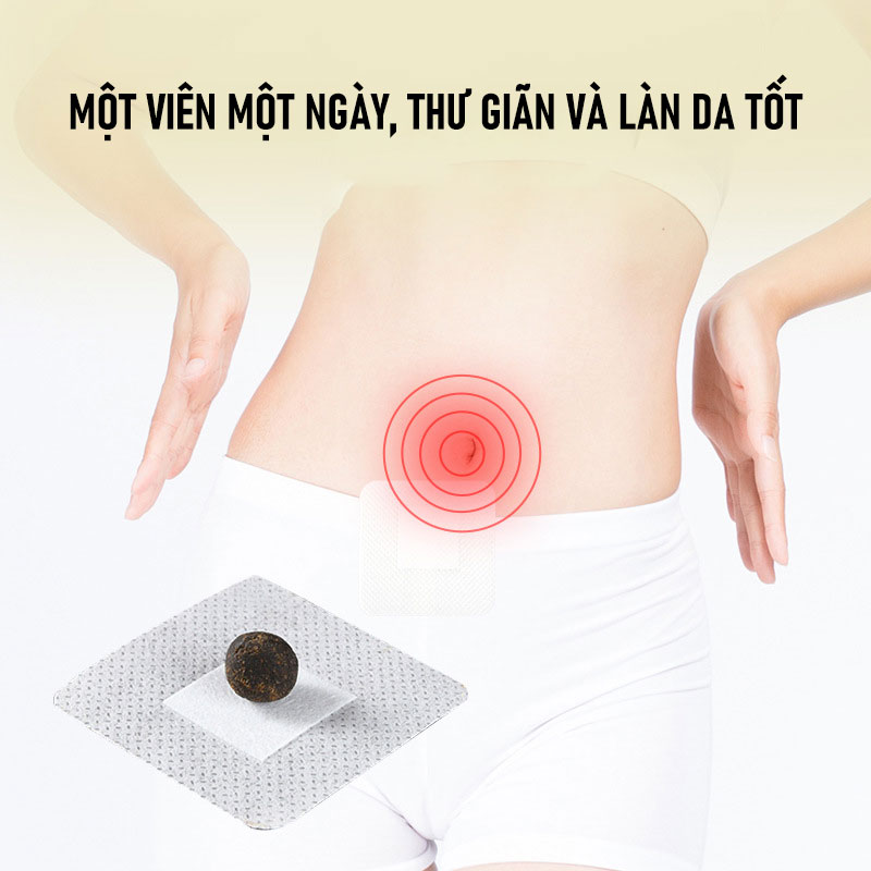30 Miếng Dán Rốn Giảm Béo Giảm Cân Đốt Cháy Mỡ Thừa