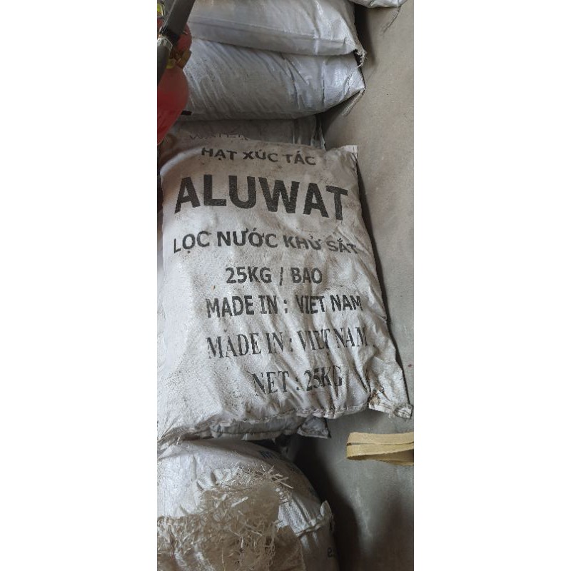 Combo 10kg hạt aluwat sứ nung đá vôi