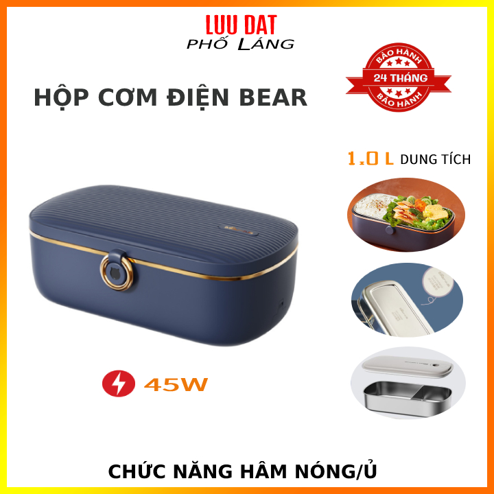 Hộp cơm cắm điện tự hâm nóng Bear DFH-P09D1