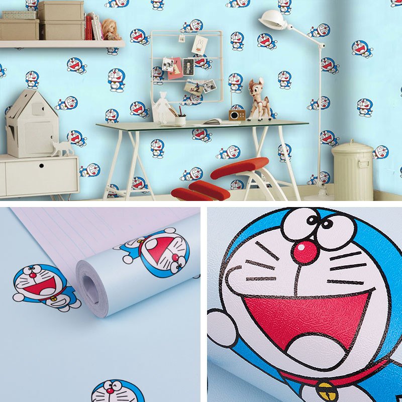 10M GIẤY DÁN TƯỜNG ĐÔ-RÊ-MON KHỔ 45CM