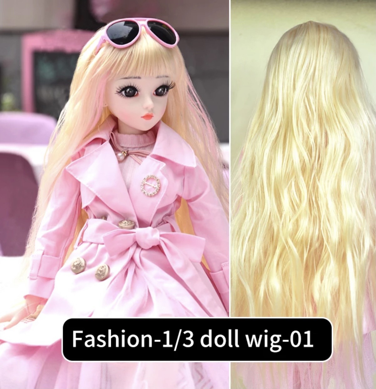 Tóc Giả Búp Bê BJD 1/3 - Mềm Mại Như Tóc Thật