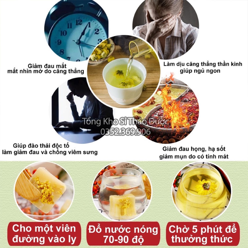 Trà Hoa Cúc Đường Phèn 1Kg