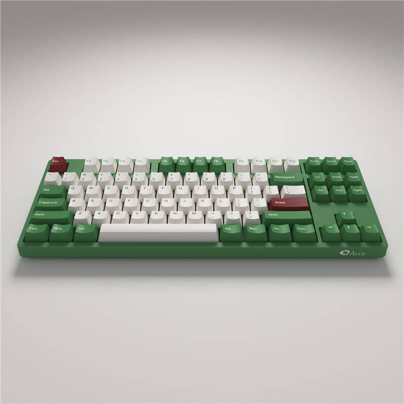 Bàn phím cơ AKKO 3087 v2 DS Matcha Red Bean (Akko switch v2)