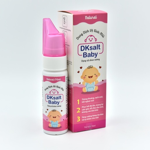 DUNG DỊCH VỆ SINH MŨI DKSALT BABY chai 70ml