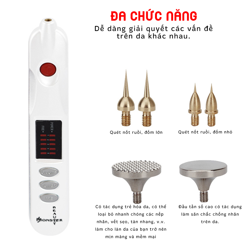 Máy Plasma Nhấn Mí, Đốt Nốt Ruồi, Mụn Thịt, Nám Tàn Nhang