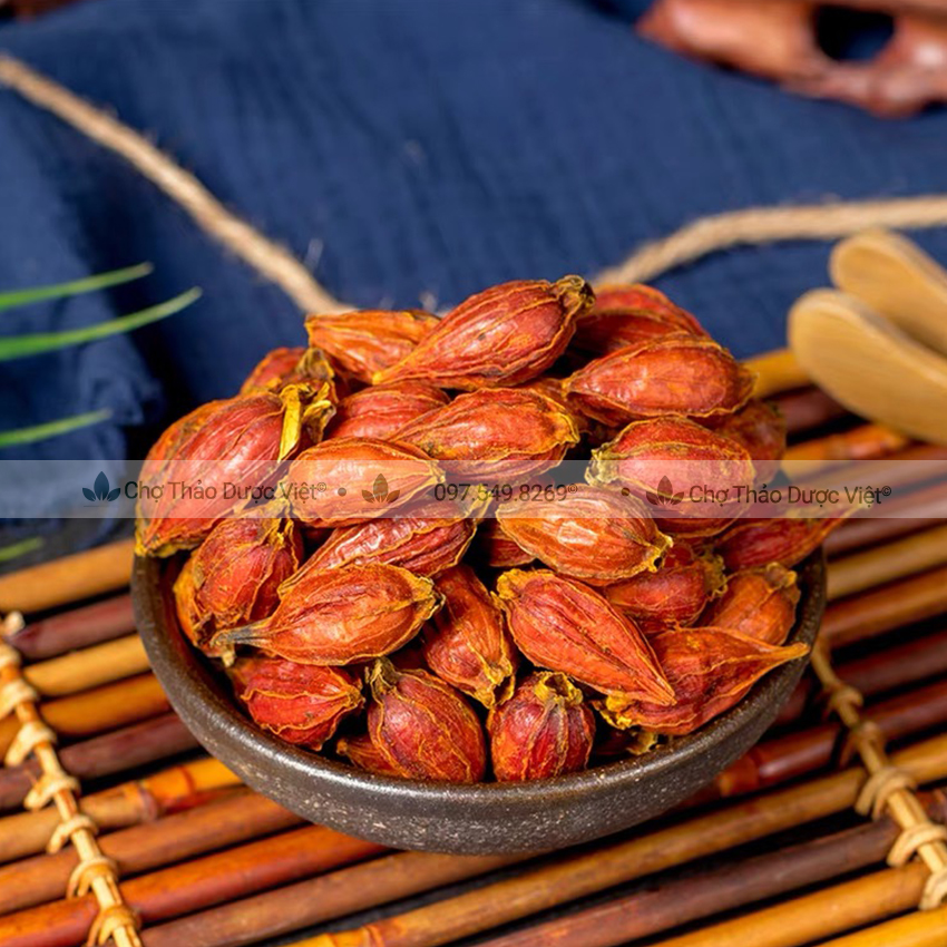 Qủa dành dành 100g, hạt dành dành, chi tử, bột tạo màu bánh, xôi, thạch - Chợ Thảo Dược Việt