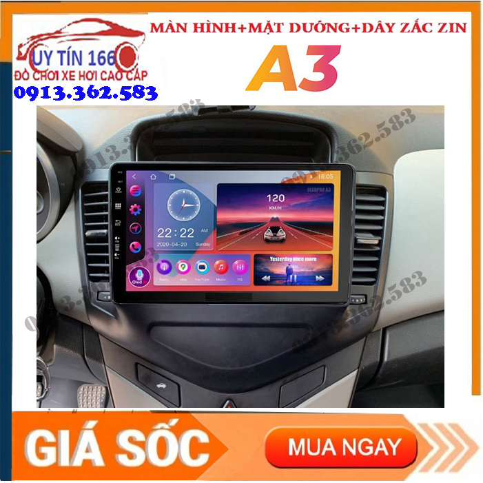 [Hỗ Trợ Lắp Đặt] Màn hình xe CHEVROLET Cruze 2009-2016 kết nối wifi hoặc  lắp sim 4G ram 2g rom 32g hoặc màn android có CANBUS điều khiển giọng nói tích hợp vô lăng Navitel Màn hình lắp sim xe Cruze Màn hình lắp sim xe lacetti