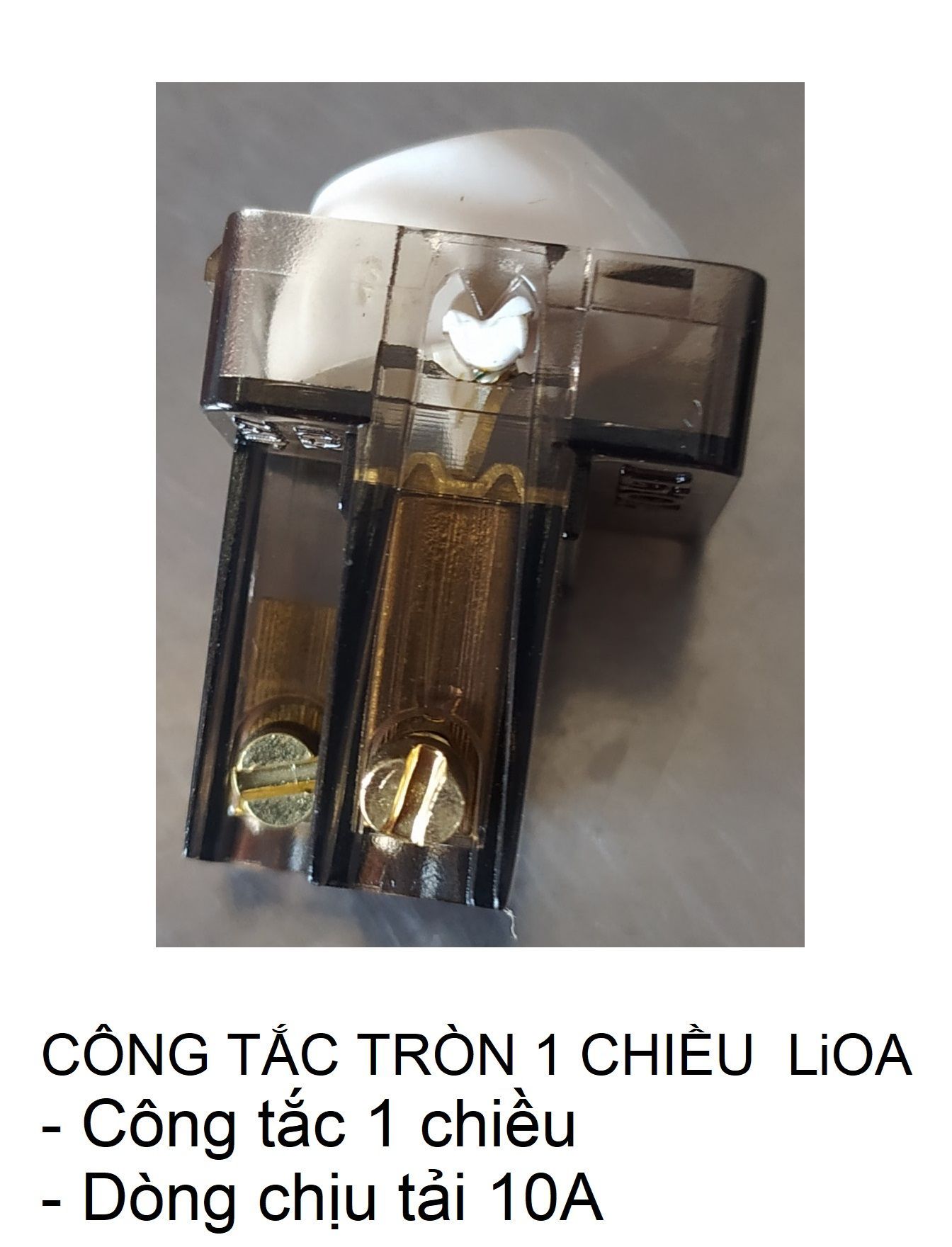 BỘ 2 CÔNG TẮC 1 CHIỀU LiOA HÌNH ĐÈN TUÝP TỪ SỐ 1-3.