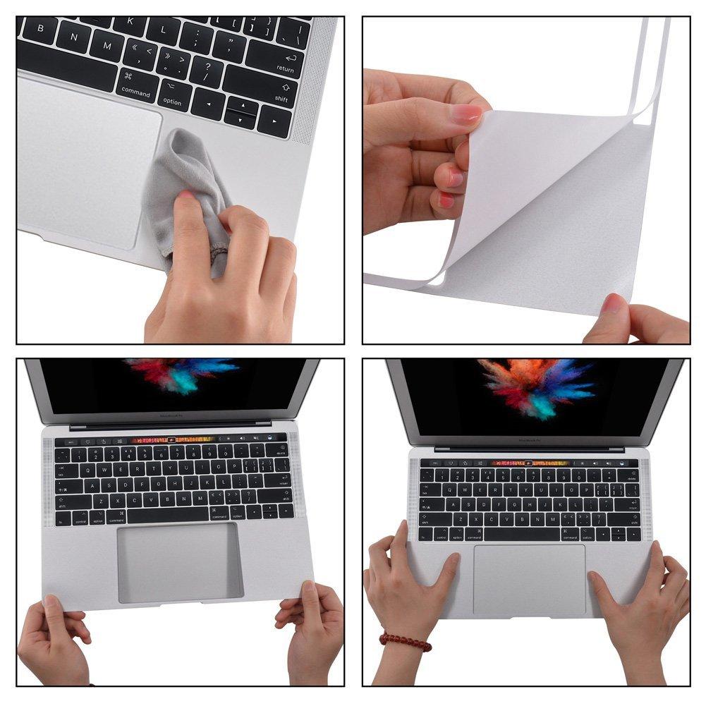 Miếng dán kê tay + Tracpad Macbook JRC - Silver ( đủ dòng)