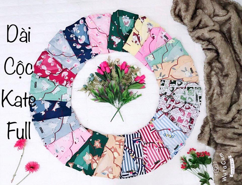 Bộ pijama nữ quần dài kate Thái cao cấp