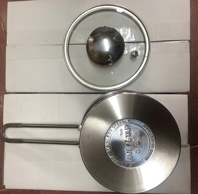Quánh inox 3 đáy Five star 16 CM