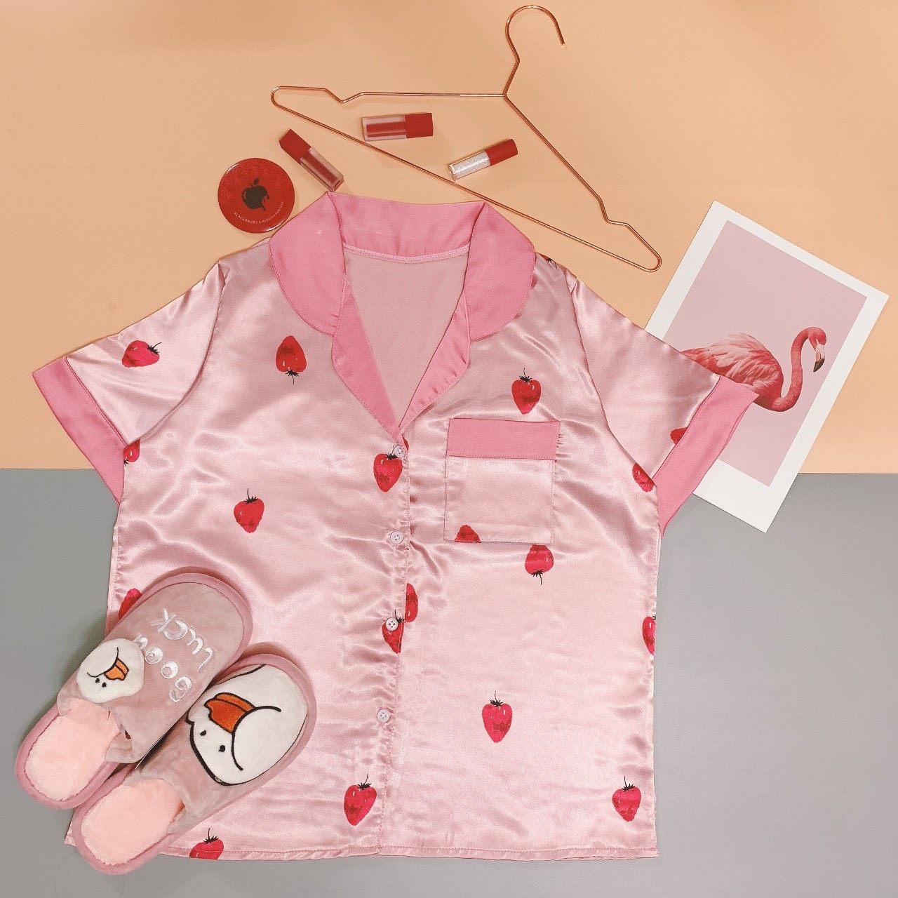 SET BỘ DÀI MẶC NHÀ CHẤT LỤA SATIN CỰC MÁT HÀNG CAO CẤP