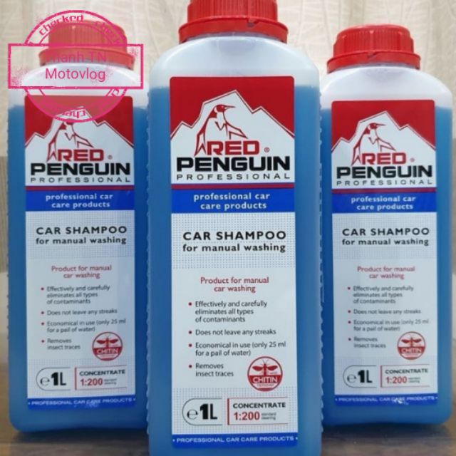 Nước rửa xe XADO RED PENGUIN cao cấp