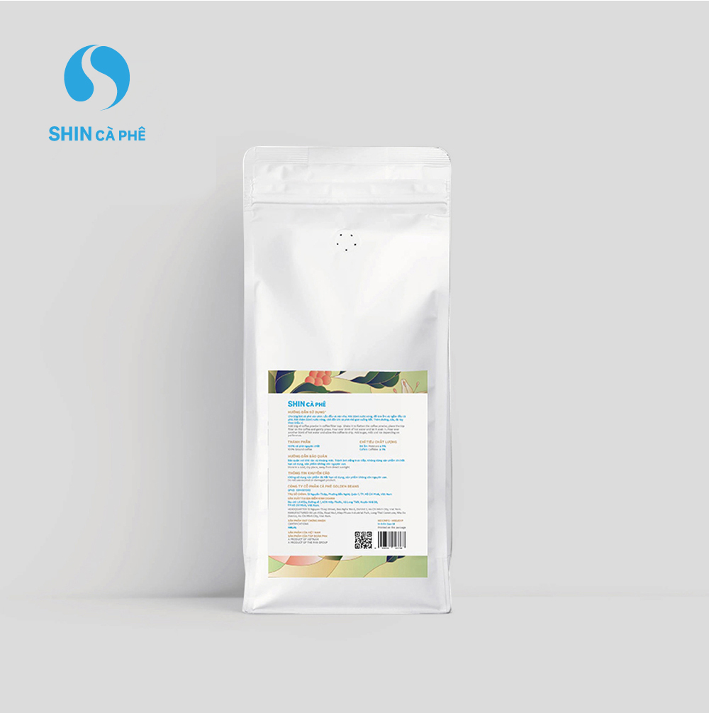 Cà phê phin truyền thống - SHIN Cà Phê - Cà phê pha phin - Gói 400g