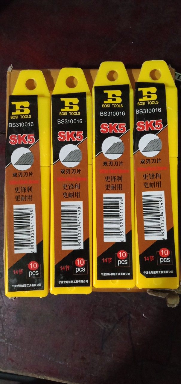 Lưỡi dao dọc giấy BOSI (hộp 10 lưỡi)