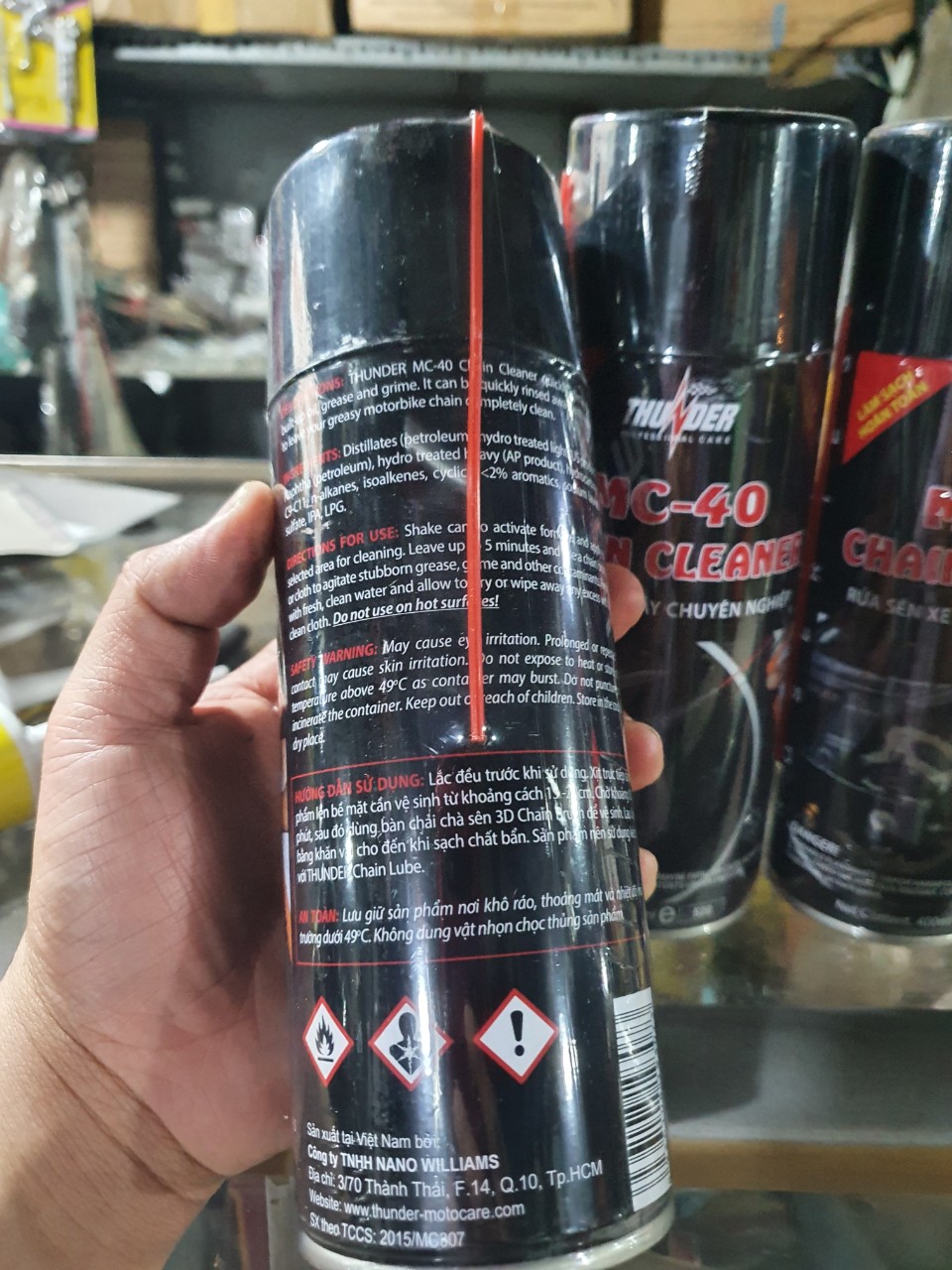 [HCM]Chai Xịt Rửa Sên Chuyên Dụng Thunder MC-40 . Hàng Công Ty