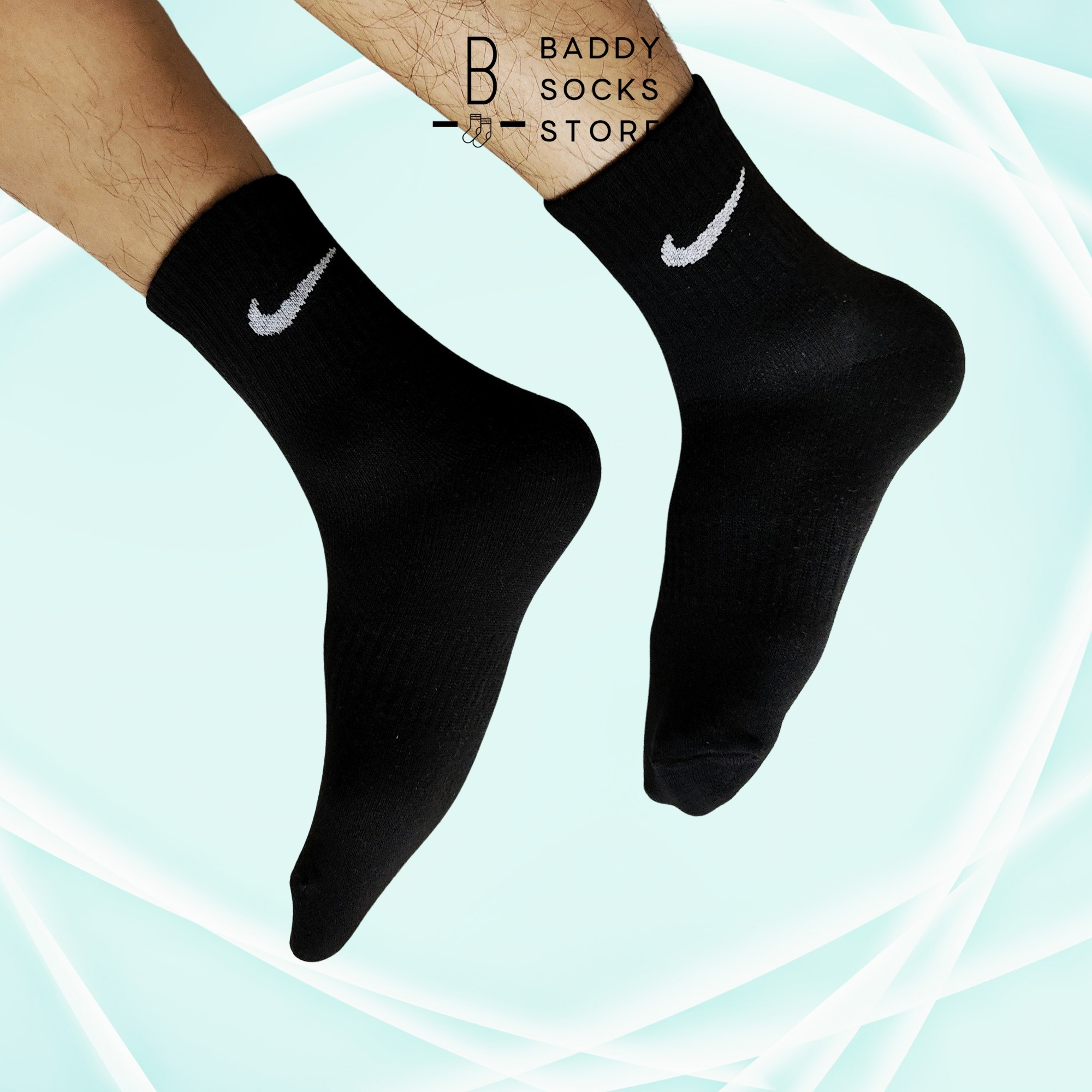 Combo 10 đôi tất cổ cao thể thao Nike 18cm