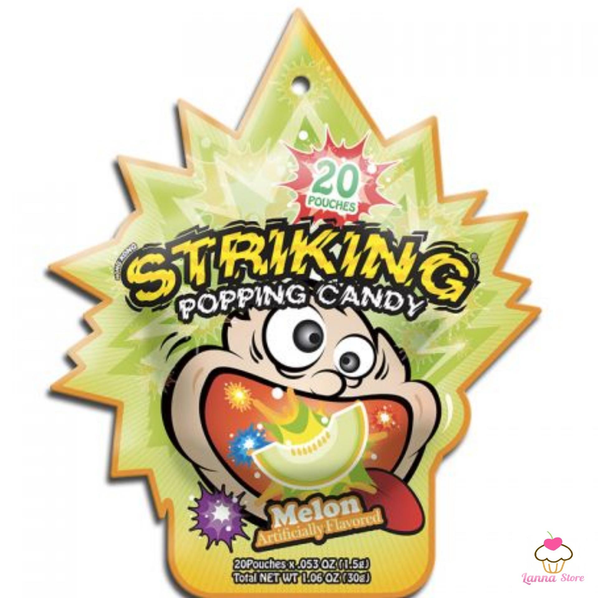Kẹo Nổ Popping Striking Vị Dưa gang - Úc
