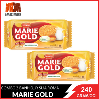 Combo 2 Bánh quy sữa Roma Marie Gold 240gX2 Date Tháng 12 20 thumbnail
