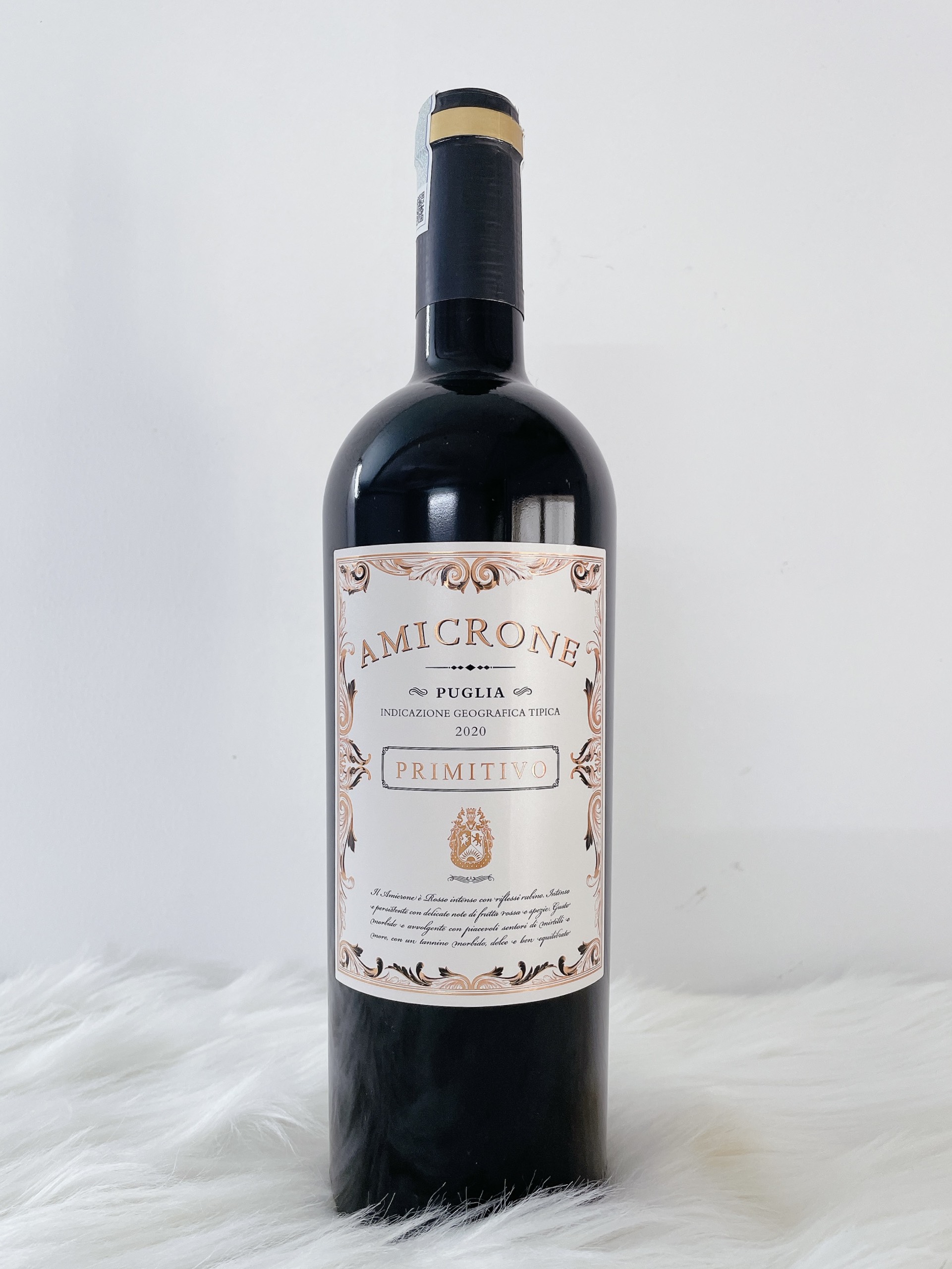 Vang Ngọt Ý Amicrone Primitivo Puglia 16 Độ