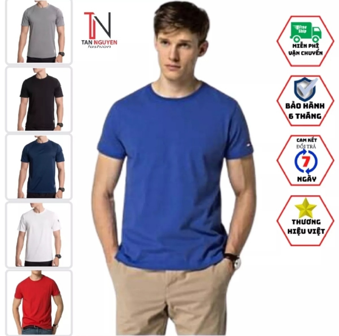 Áo thun nam cao cấp cobo 3 cái 100k