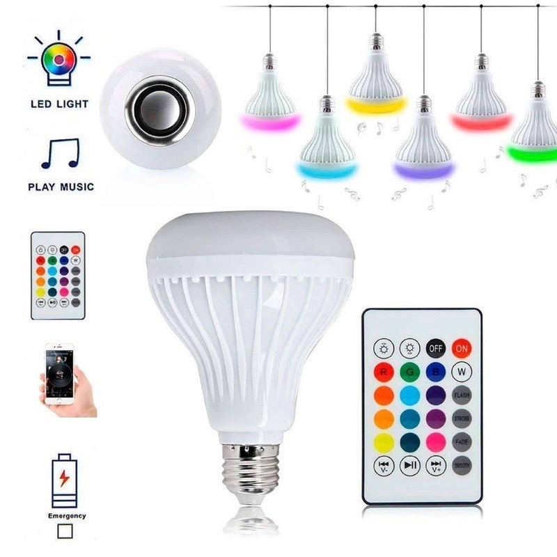 Bóng đèn LED độc đáo kiêm loa nghe nhạc bluetooth
