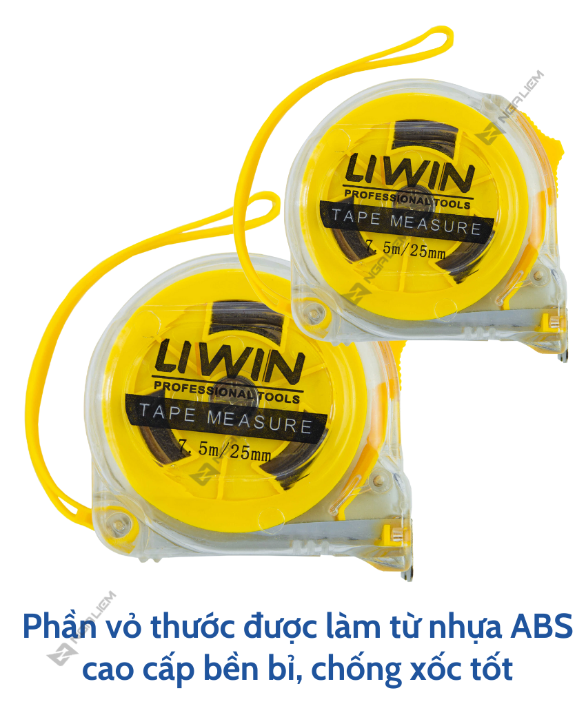 Thước Kéo Trong Lỗ ban (3m, 5m, 7m5, 10m) LIWIN