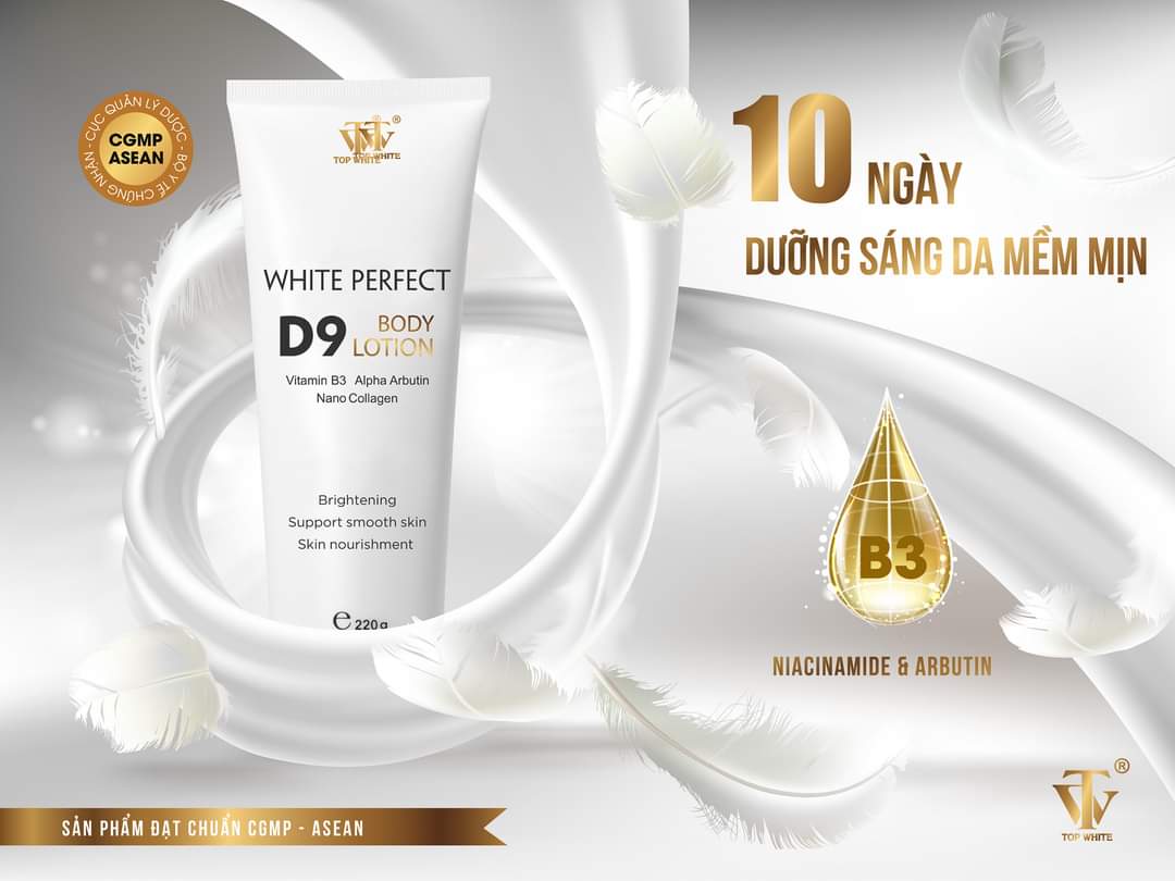 WHITE PERFECT D9 KEM DƯỠNG DA BODY